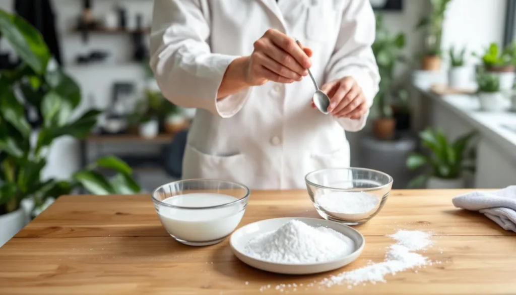 ein erfahrener friseur erklärt die vorteile der mischung von wasserstoffperoxid und natriumbikarbonat für effektive haarpflege und sichere anwendung.