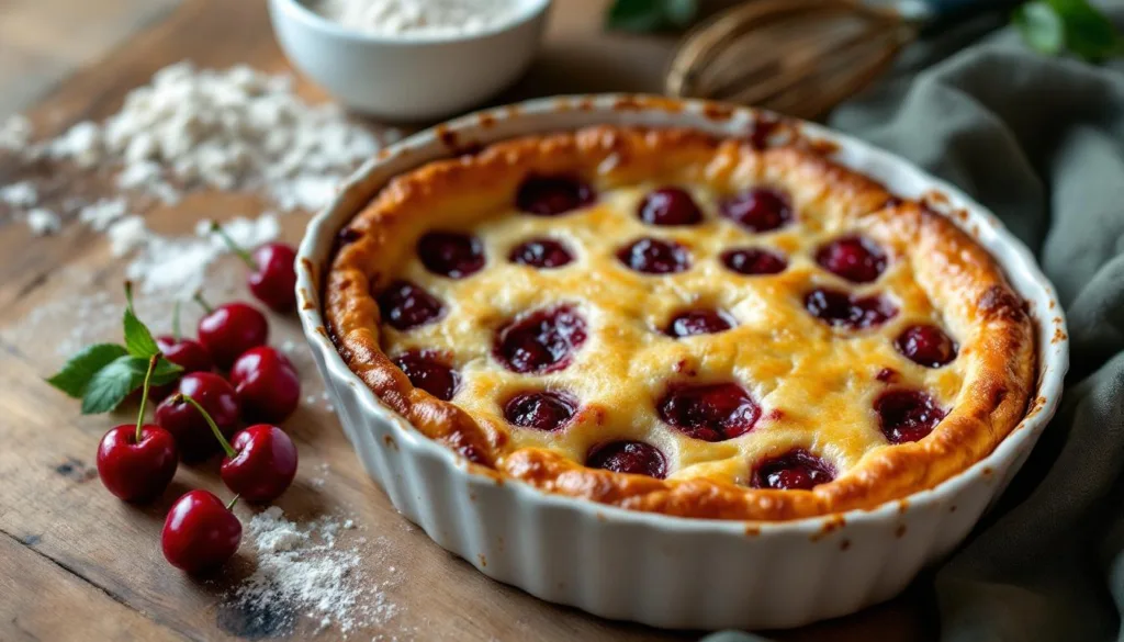 entdecken sie, wie sie den saftigsten kirsch-clafoutis der welt ganz ohne mixer zubereiten können – einfach, schnell und köstlich.