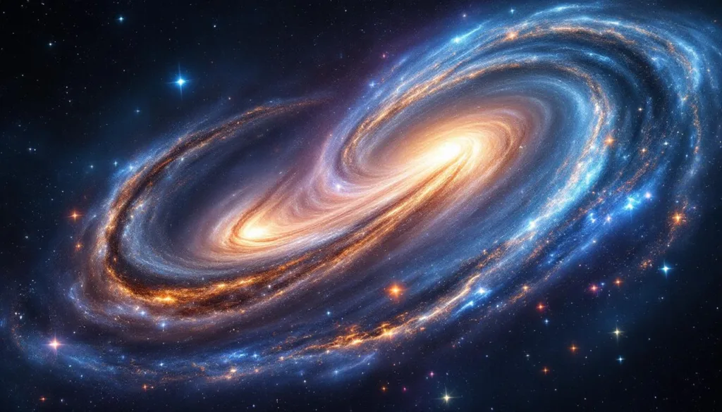 entdecken sie, wie galaxienkollisionen statt explosionen faszinierende tanzbewegungen auslösen und das universum verändern.