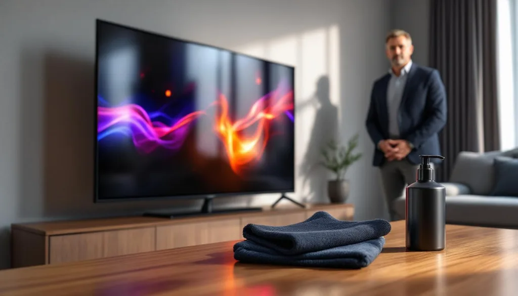 entdecken sie das geheimnis für den perfekten tv-bildschirm: ein experte erklärt, wie sie ohne wasser oder tuch klare und streifenfreie bilder genießen können.